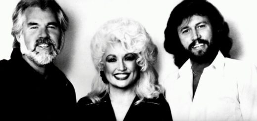 Kenny Rogers, Dolly Parton, and Barry Gibb